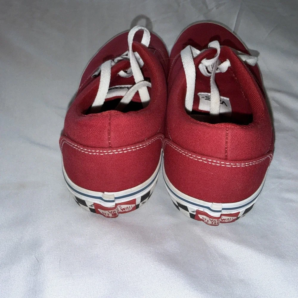Kids Vans Red Size Youth 7 Shoes